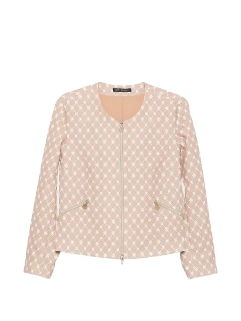 Betty Barclay geometric-print zip-up jacket