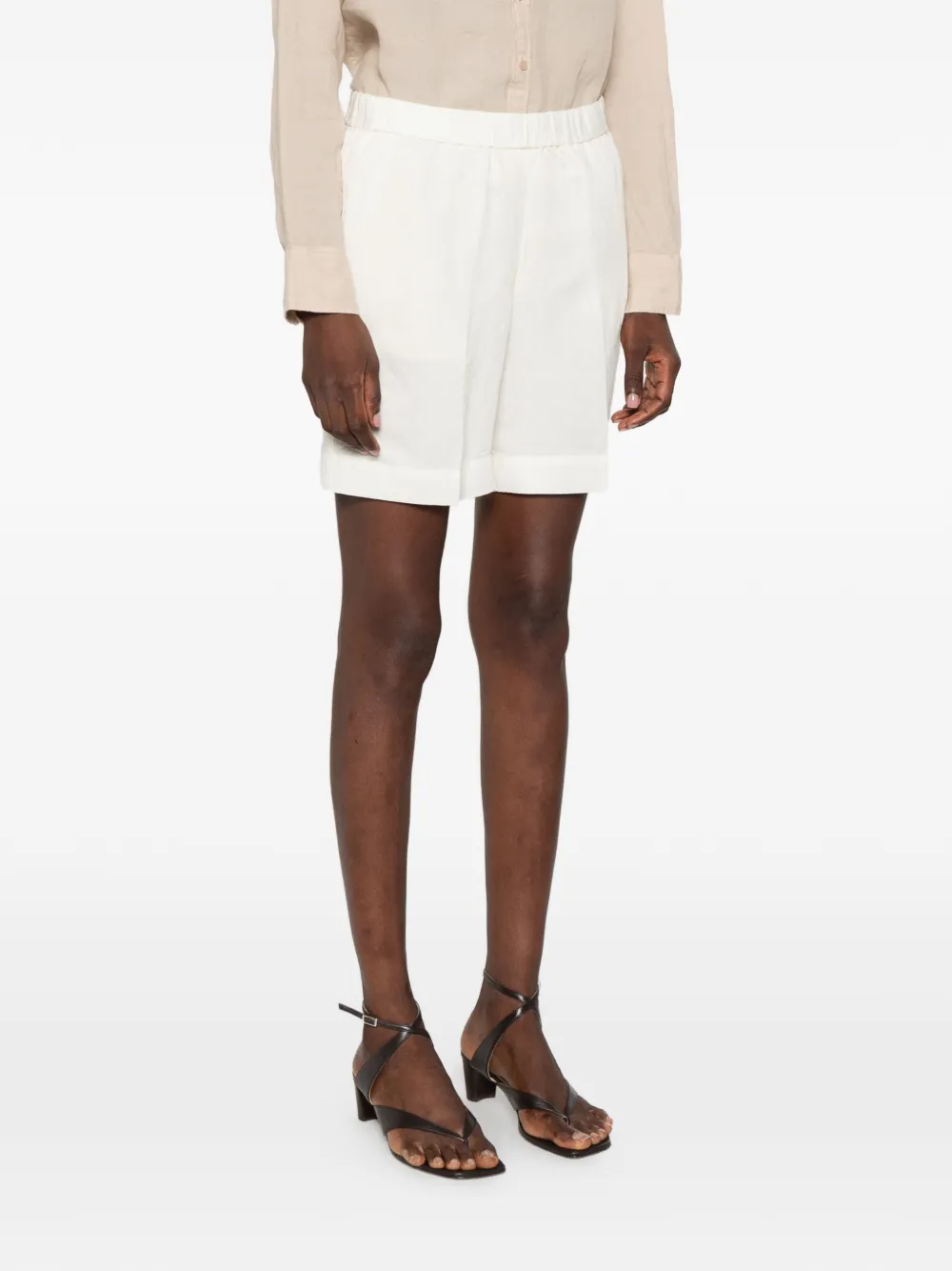 Gant Shorts met elastische tailleband Beige