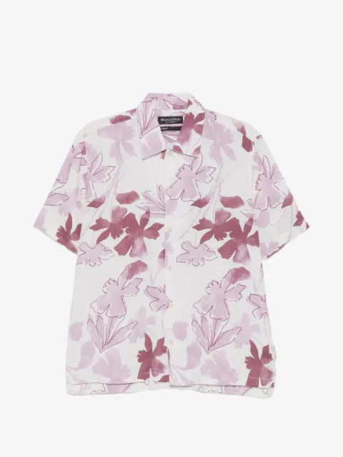 Marc O'Polo Camicia a fiori con maniche corte