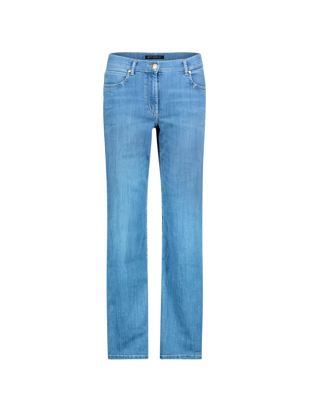 Betty Barclay rhinestone-embellished straight-leg jeans - Blau