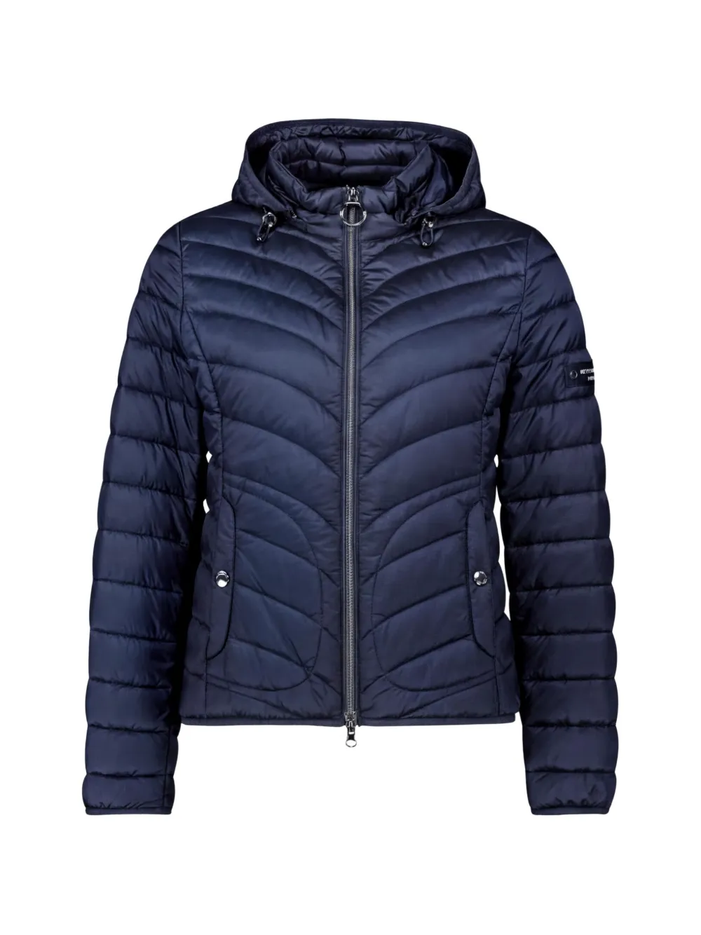Betty Barclay Piumino trapuntato con cappuccio - Blu