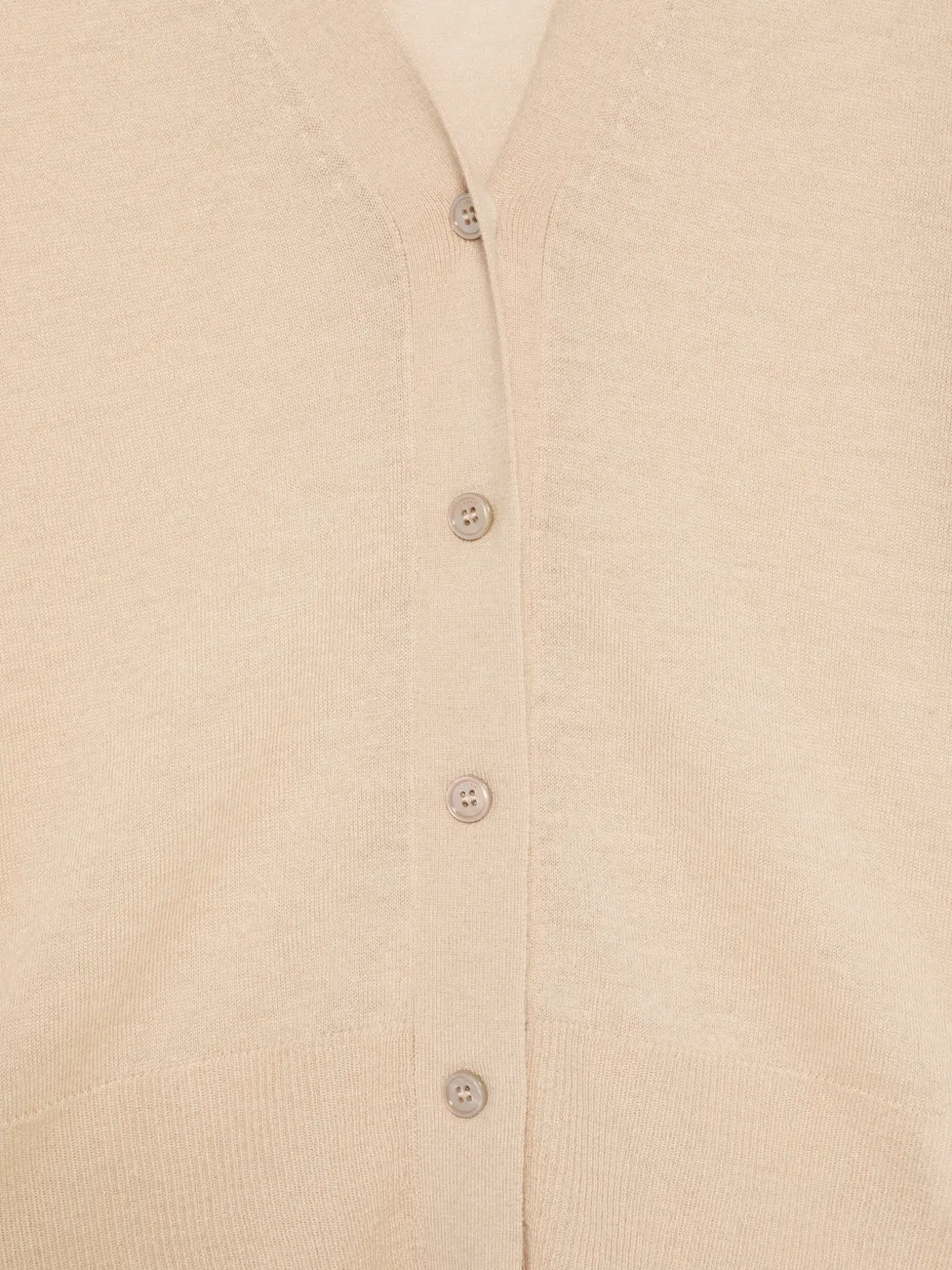 JOSEPH Cashair vest met V-hals Beige