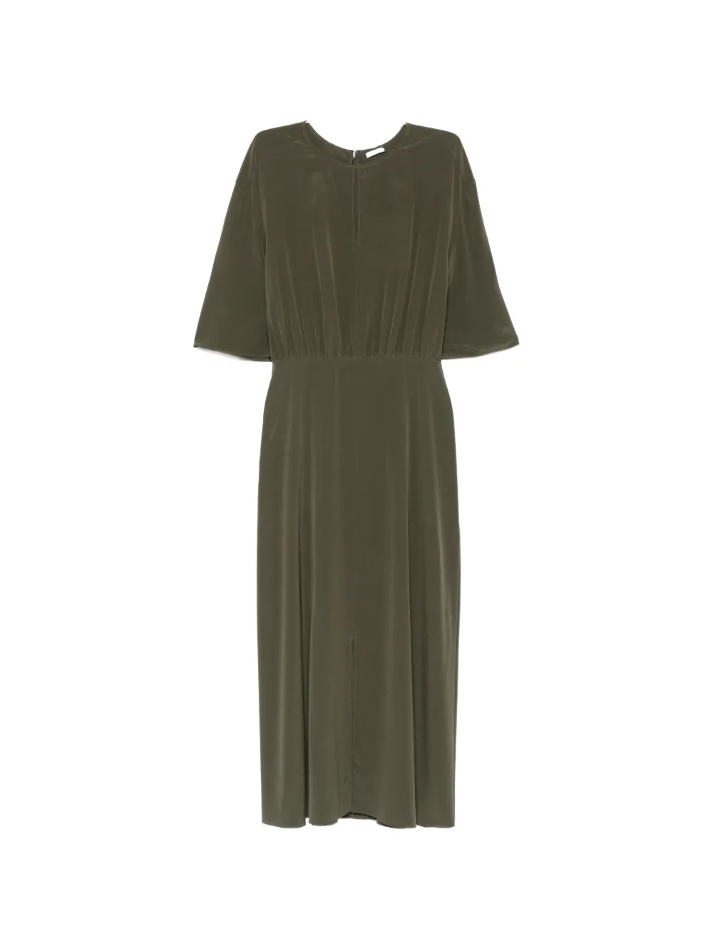 JOSEPH Silsila gathered-waistline split dress - Verde