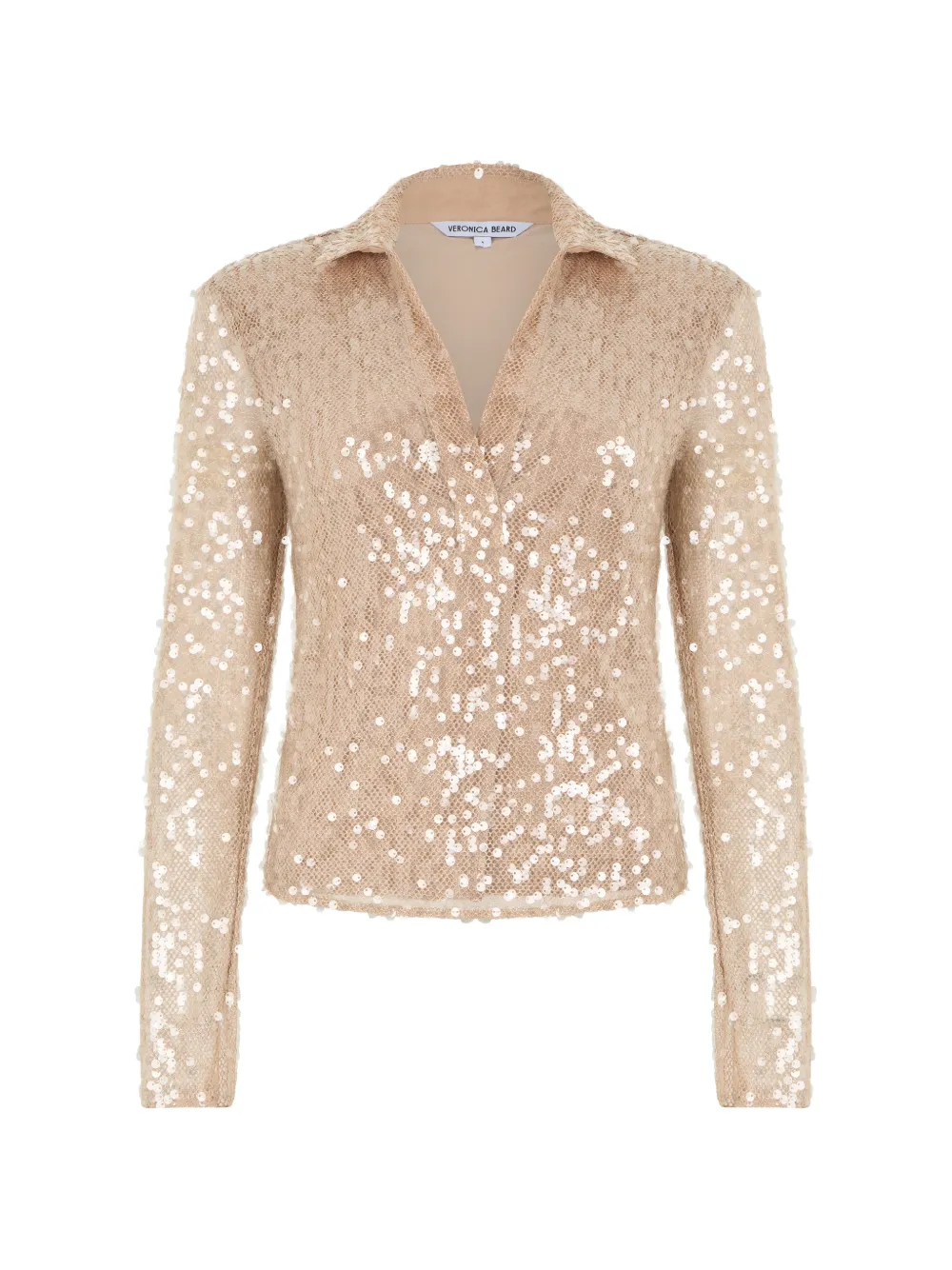 Veronica Beard Meryl sequin blouse - Toni neutri