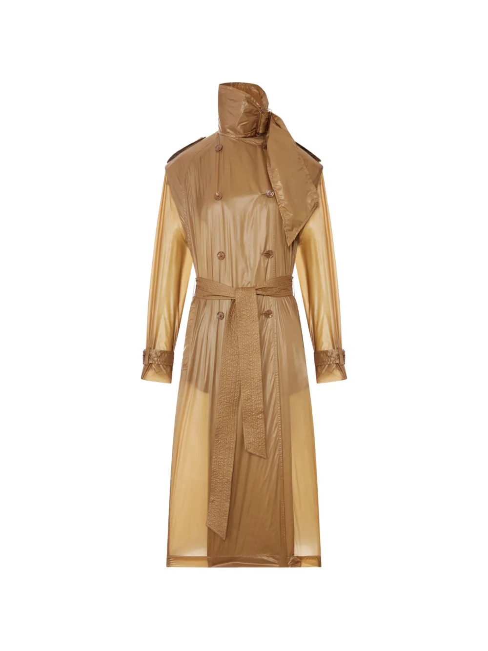 Saint Laurent double-breasted coat - Neutrals