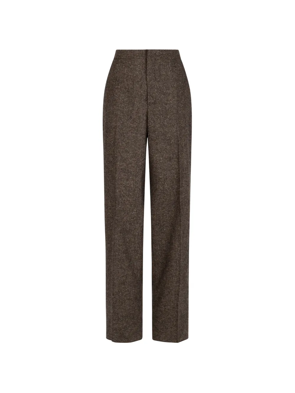 Tagliatore pressed-crease straight-leg trousers - Marrone