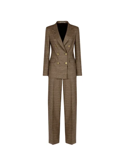 Tagliatore checked double-breasted jacket