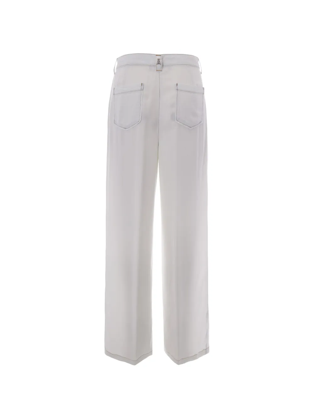 Patrizia Pepe Jeans met wijde pijpen Wit