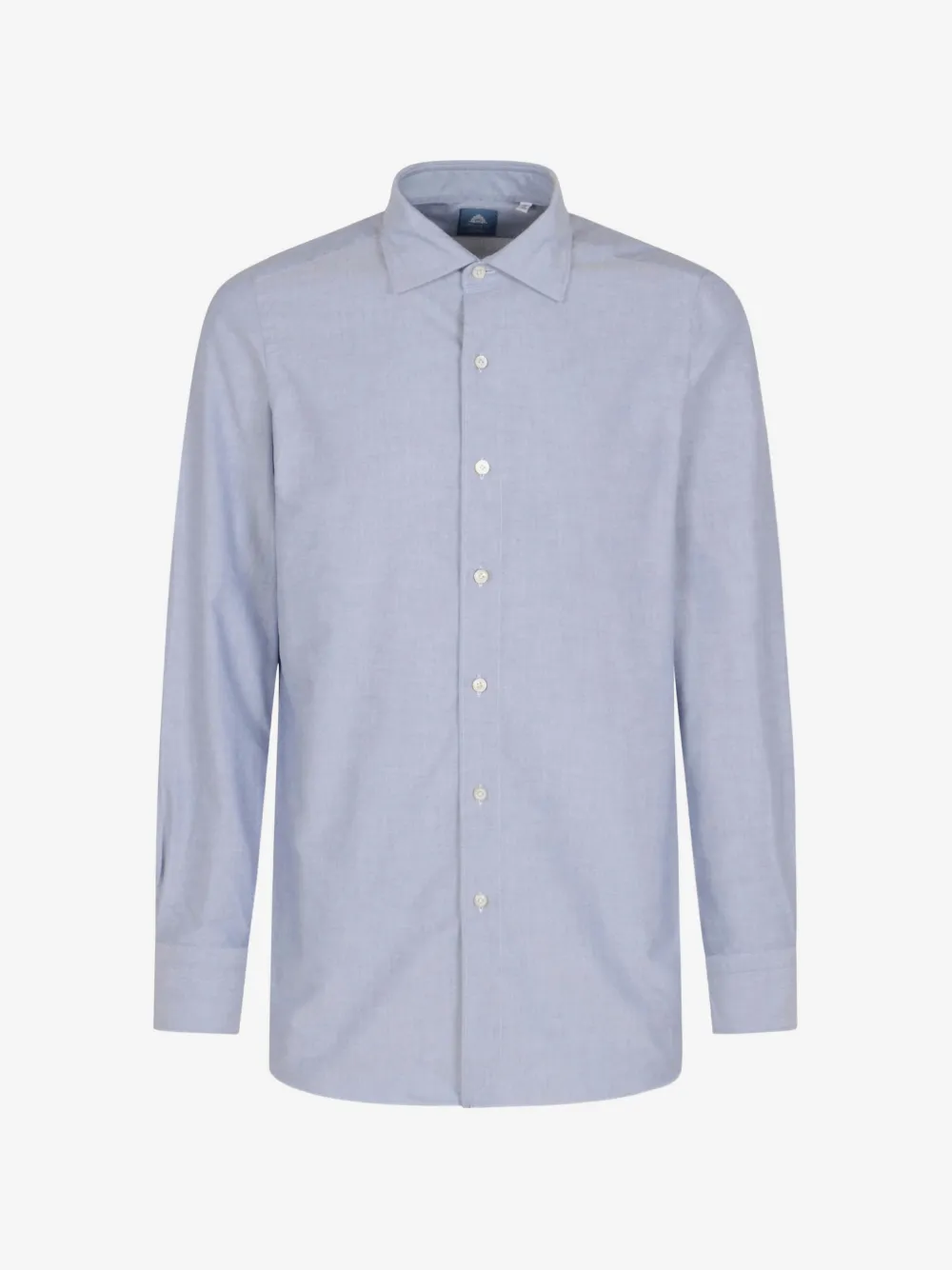 Finamore 1925 Napoli long-sleeve spread-collar shirt | Blue | Image 1