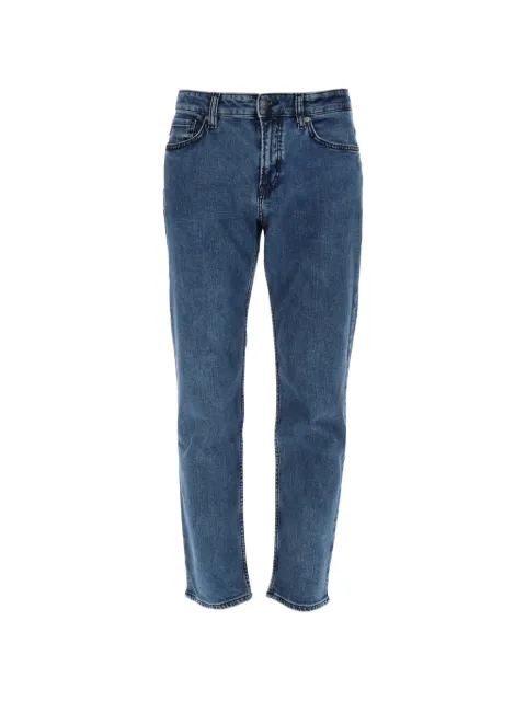 BOSS faded-effect Orange jeans
