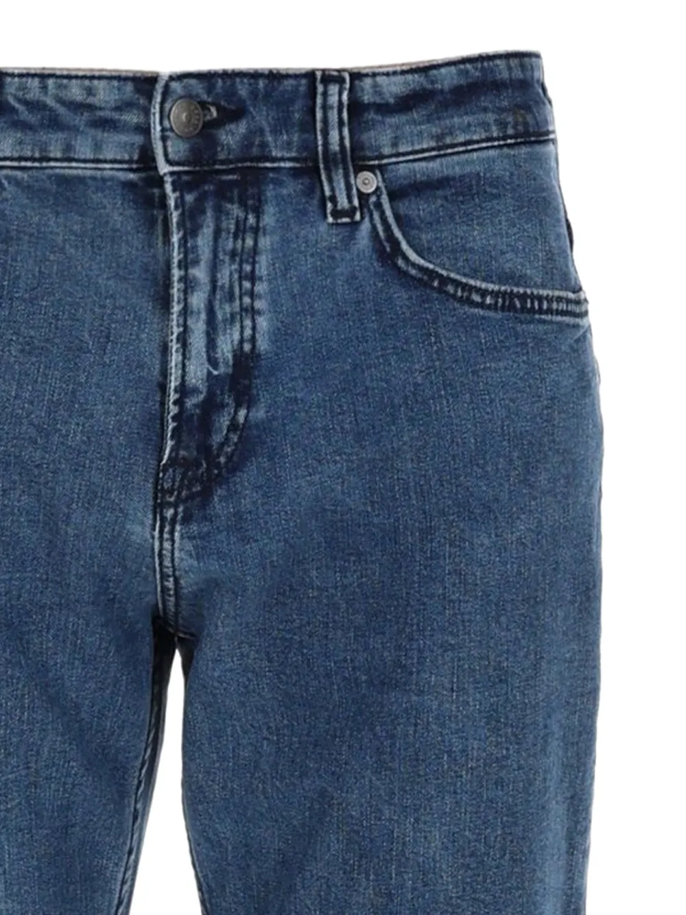 BOSS Jeans met vervaagd effect Blauw