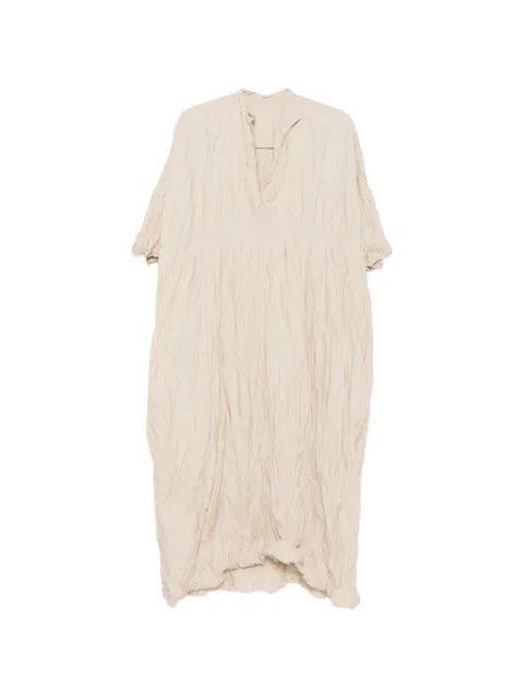 Daniela Gregis crinkled-finish midi dress