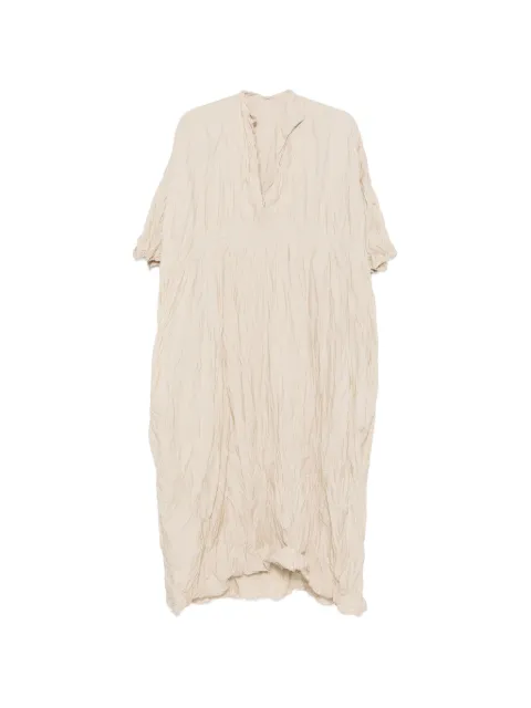 Daniela Gregis crinkled-finish midi dress