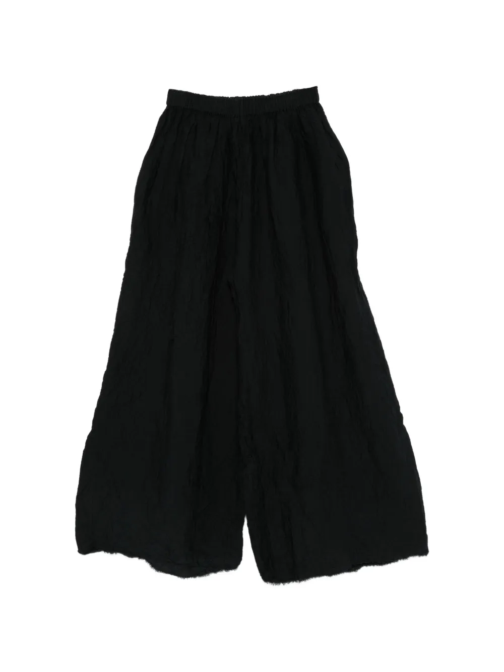 Daniela Gregis Elasticated-waistband Palazzo Pants In Black