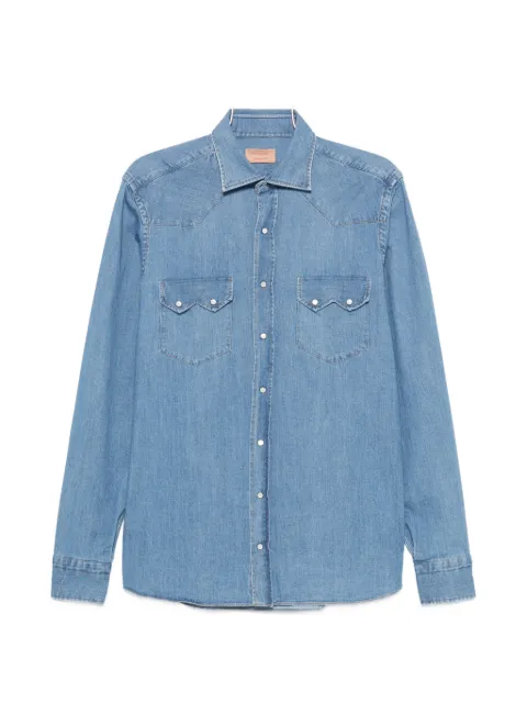 BORRIELLO NAPOLI button-down denim,shirt