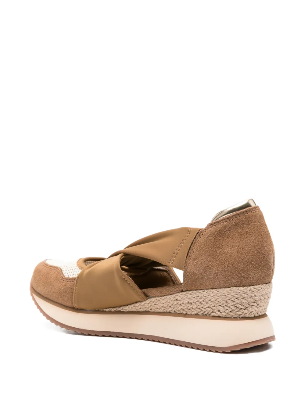 gioseppo Vuka pumps met gekruiste bandjes Bruin