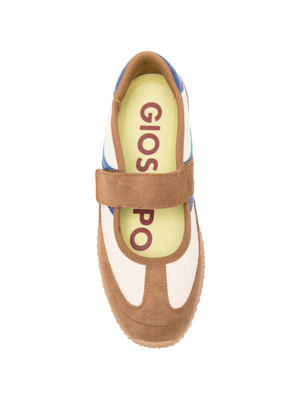 gioseppo Nionbe touch-strap leather sneakers Beige