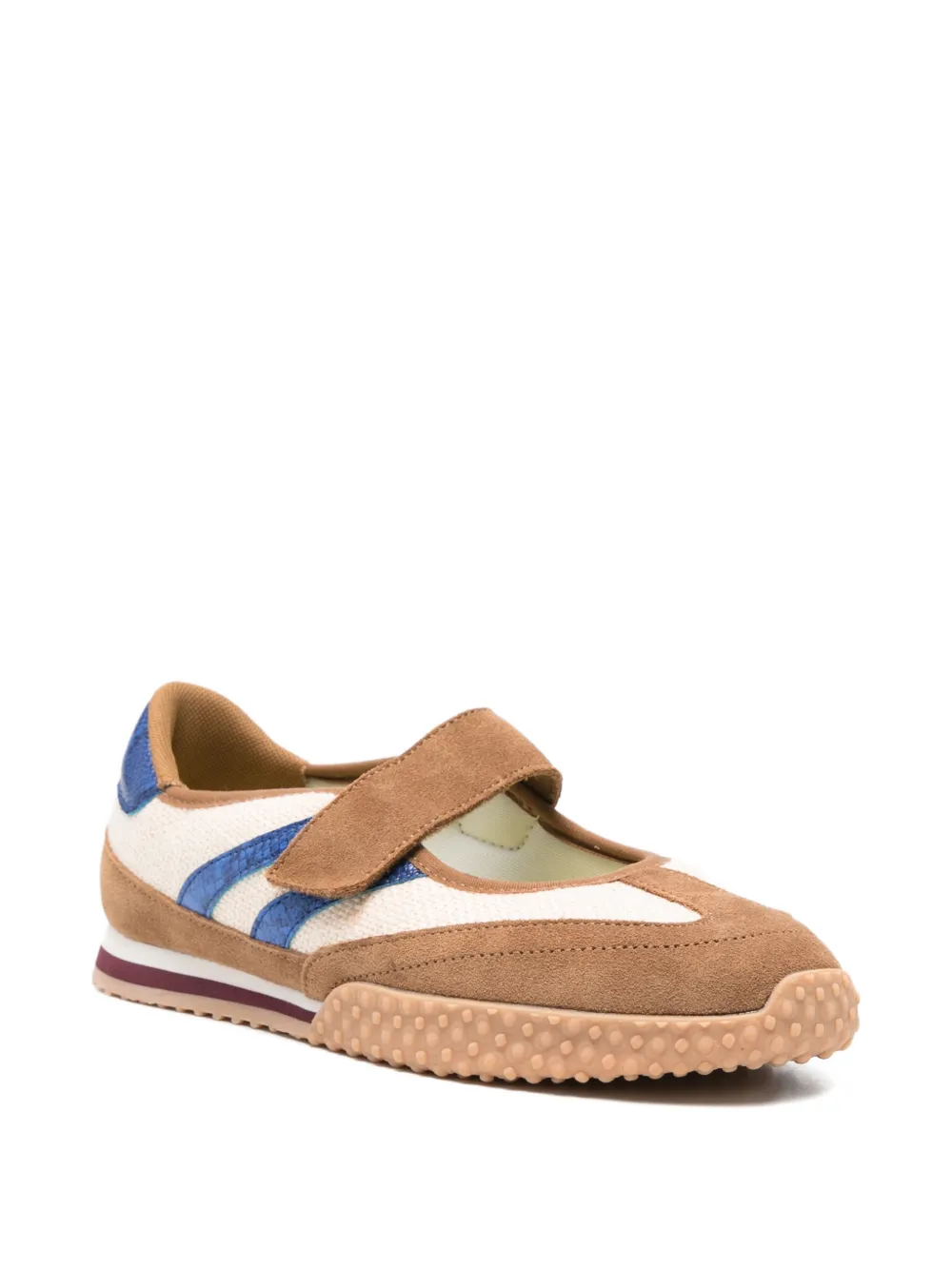 gioseppo Nionbe touch-strap leather sneakers Beige