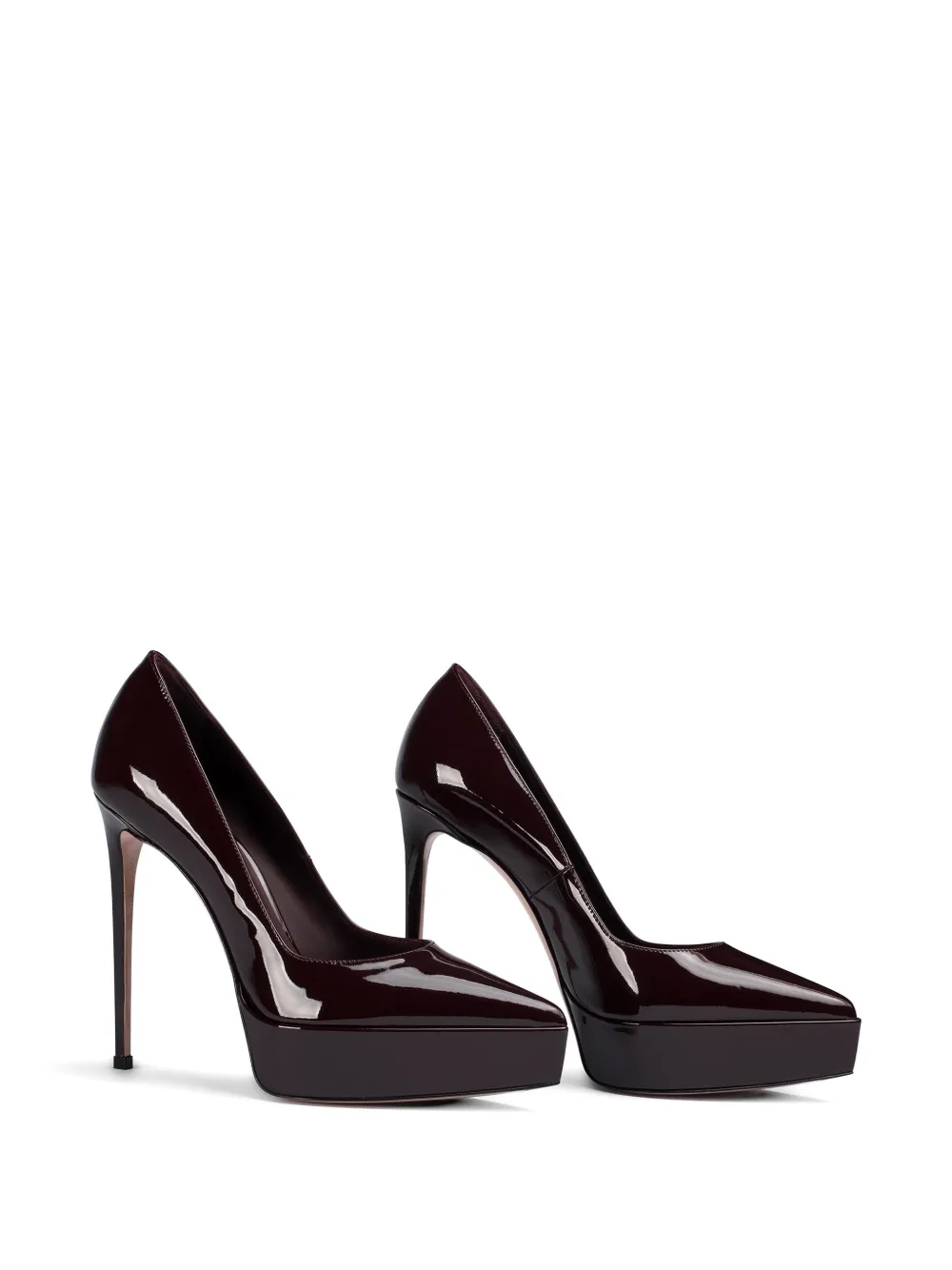 Le Silla 140 mm Uma leren pumps met hak Rood
