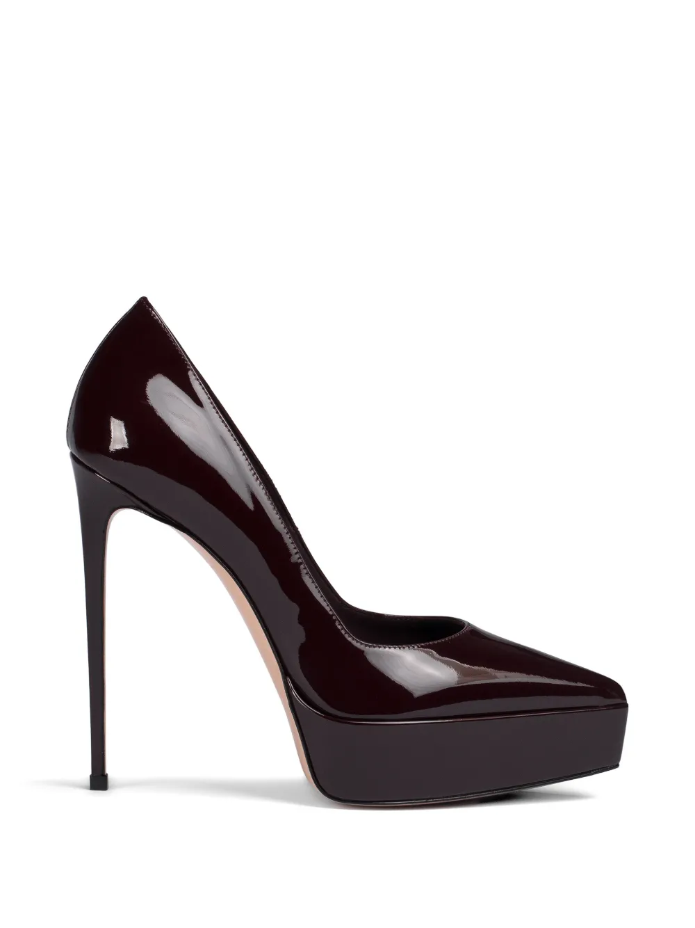 Le Silla 140 mm Uma leren pumps met hak Rood