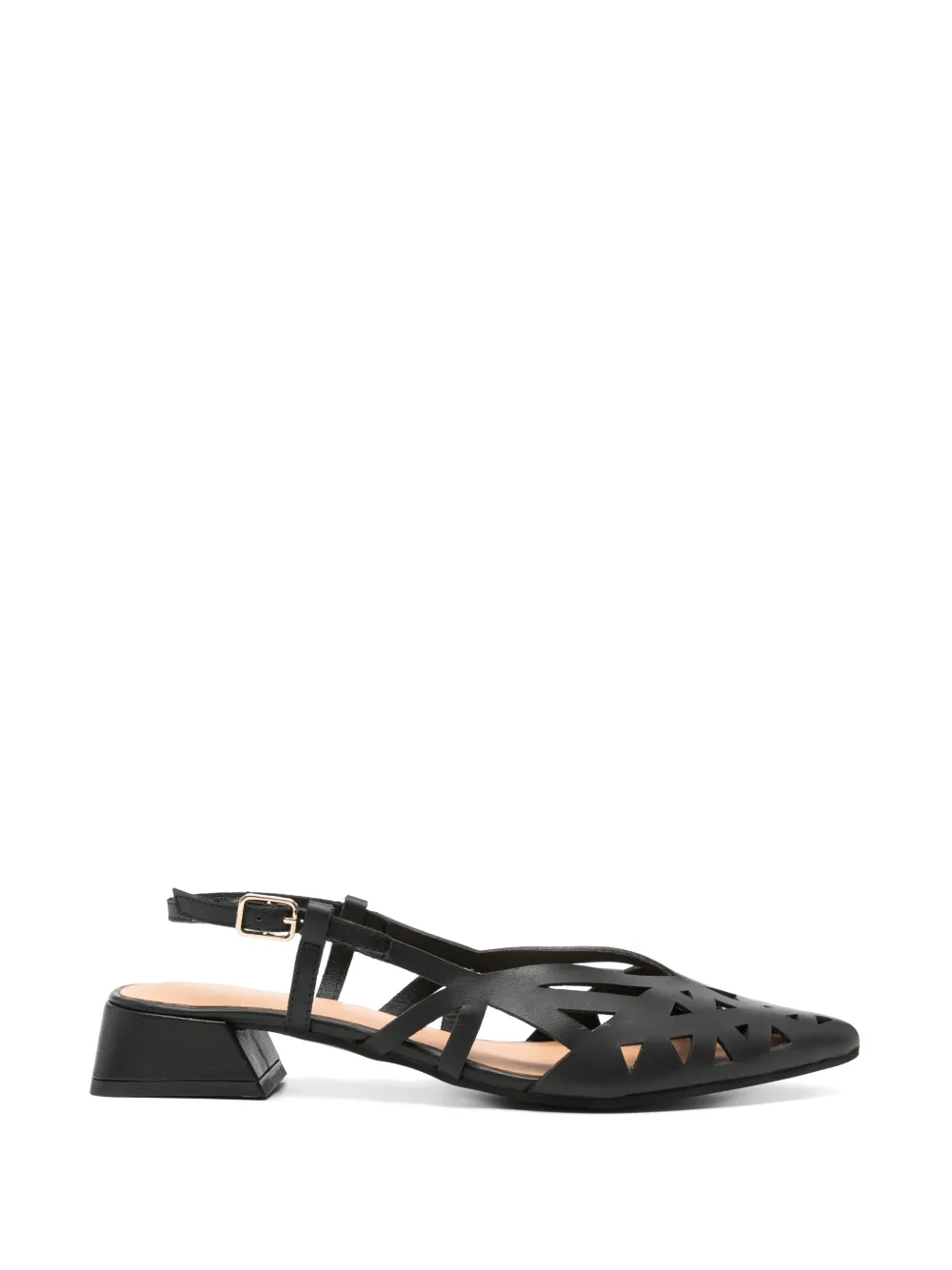 gioseppo cut-out slingback pumps - Nero
