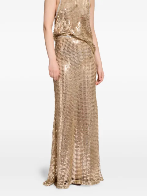 Elie Saab sequin-embellished maxi skirt
