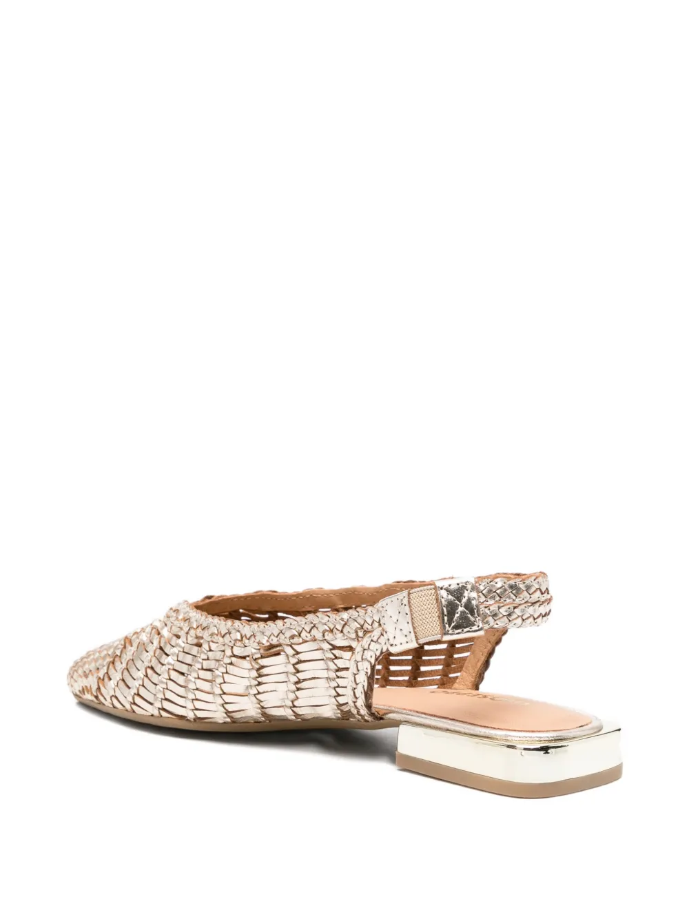 gioseppo Maipo geweven slingback pumps Goud