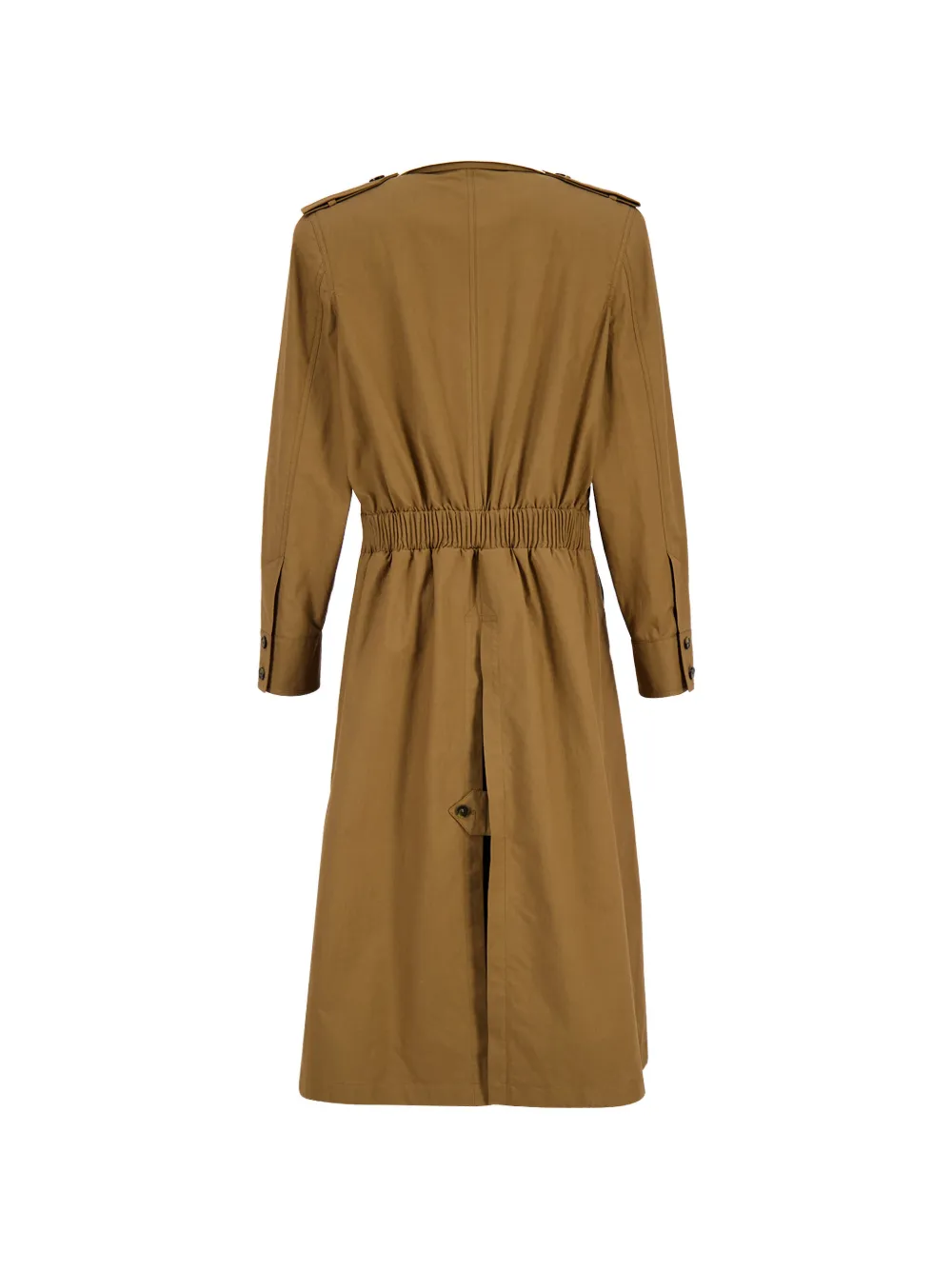 Stella McCartney Gelaagde trenchcoat van katoen Bruin