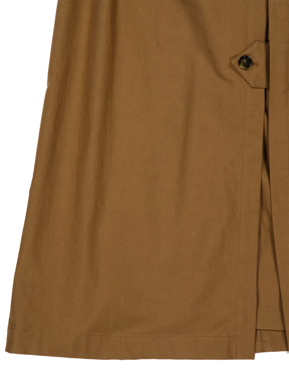 Stella McCartney Gelaagde trenchcoat van katoen Bruin