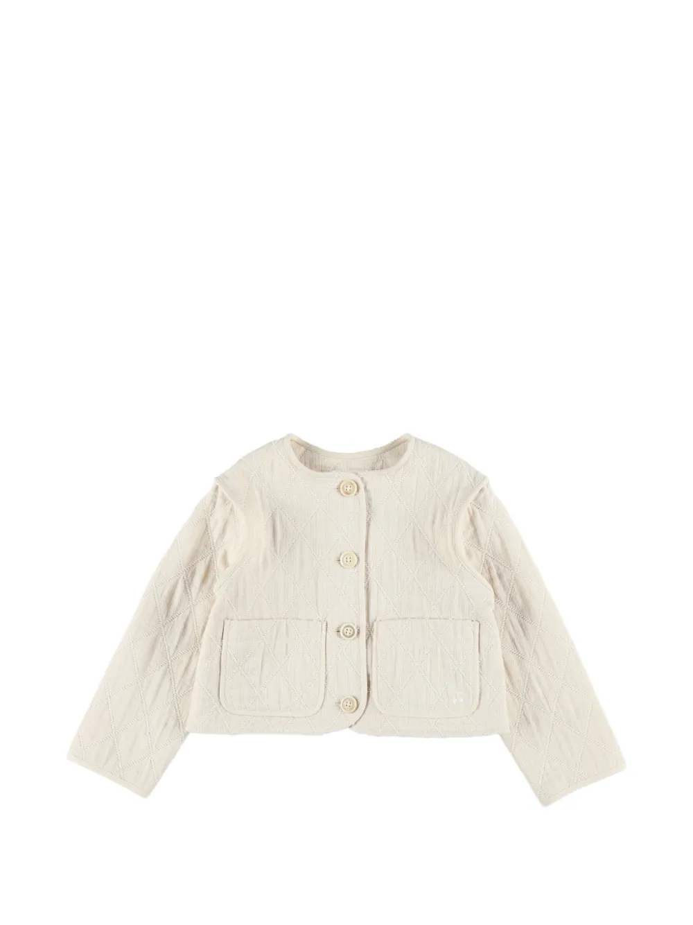 Bonpoint Lathifa quilted jacket - Nude