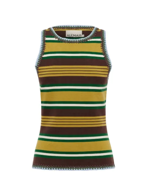 ALEMAIS Clover crochet-trim top