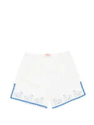 Tiny Cottons ストレッチコットン ショートパンツ | グリーン
