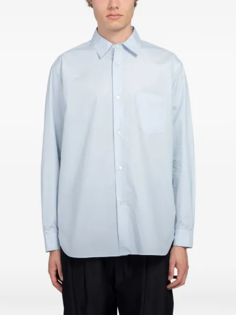 ssstein oversized regular-collar shirt