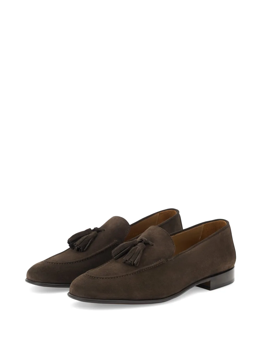 Boggi Milano tassel-detail suede loafers Bruin