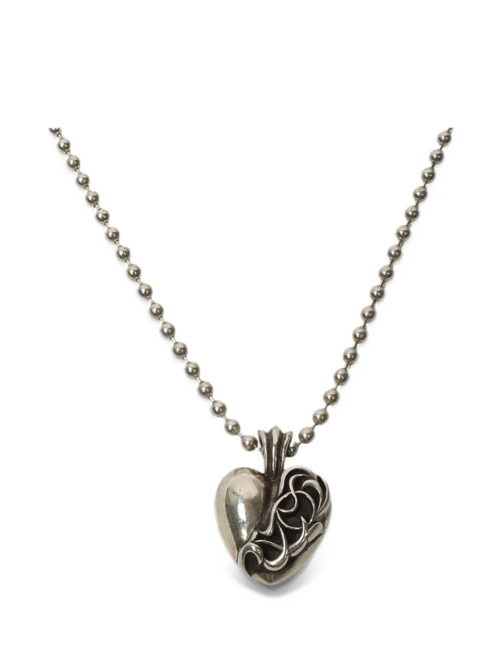 Chrome Hearts Collana Las Vegas con pendente a cuore - Argento