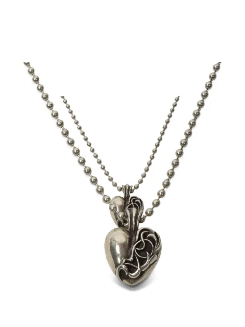 Chrome Hearts heart-pendant necklace