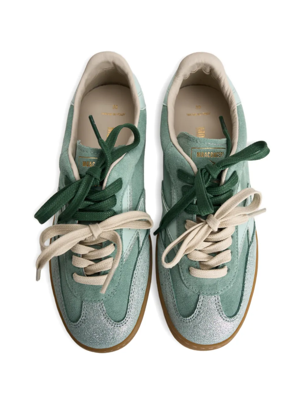 MOA CONCEPT Master Club suede sneakers Groen