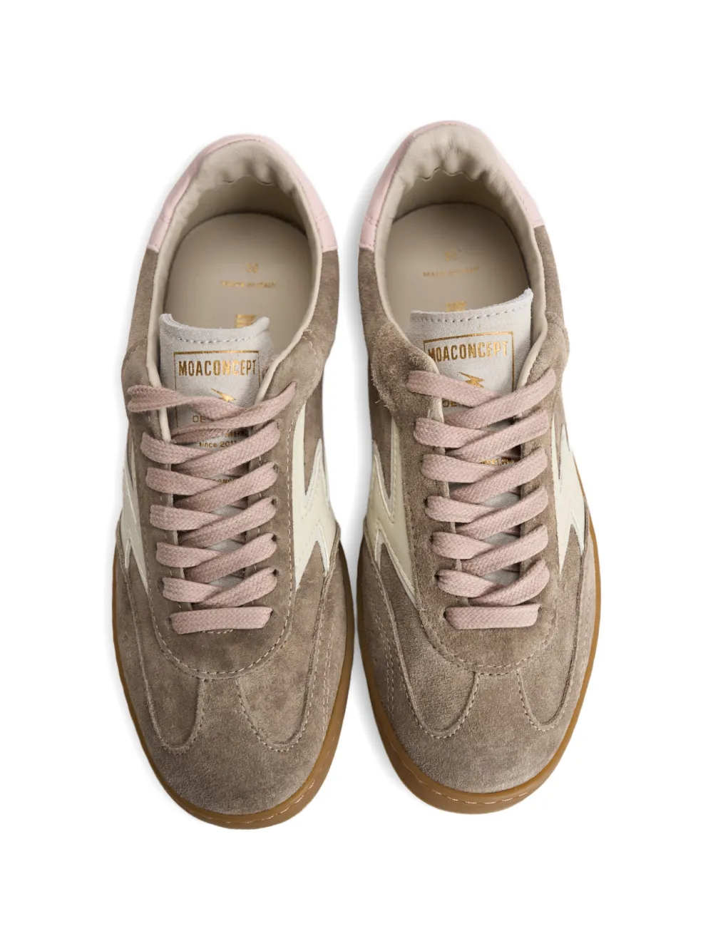 MOA CONCEPT Master Club suede sneakers Beige