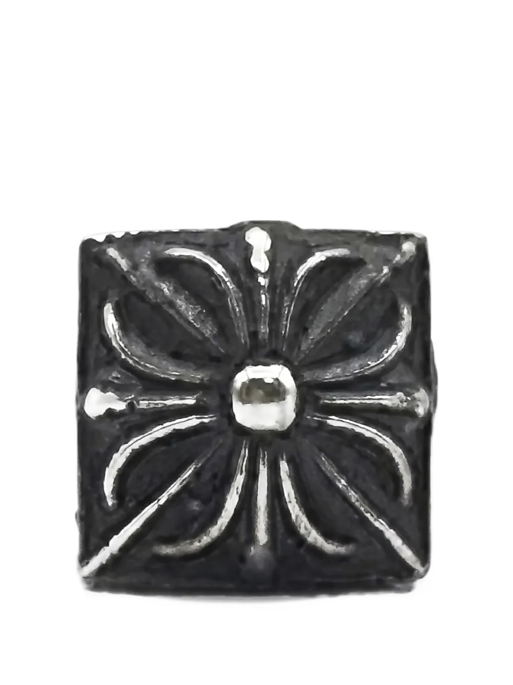 Chrome Hearts Pyramid Cross earring - Argento