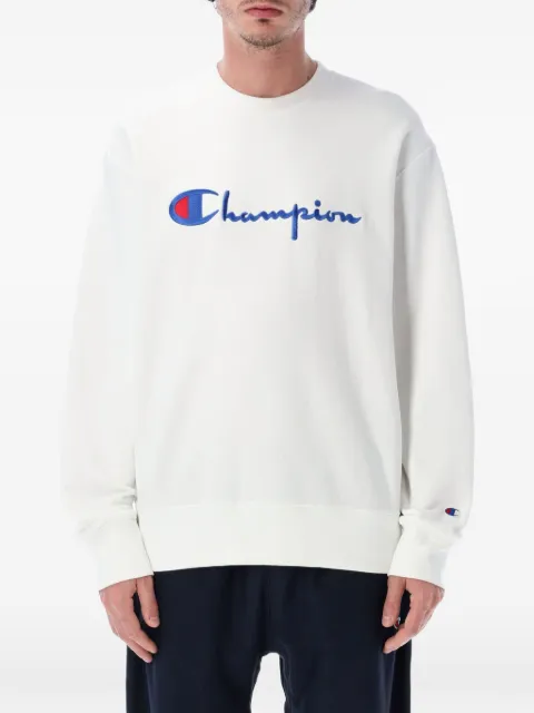 Champion logo-embroidered crew-neck sweater