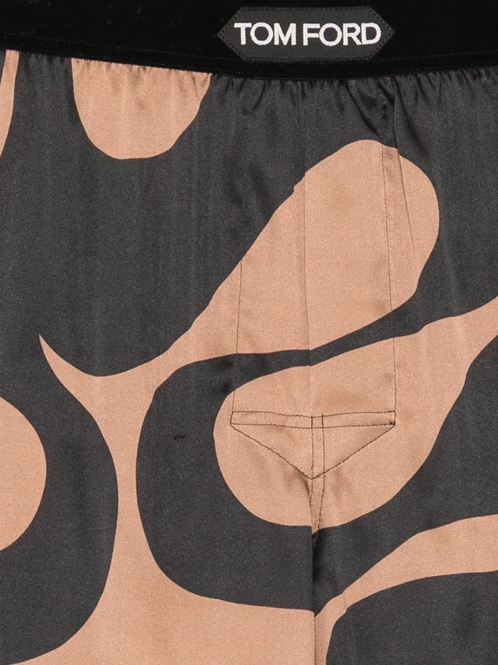 TOM FORD Boxershorts met abstracte print Zwart