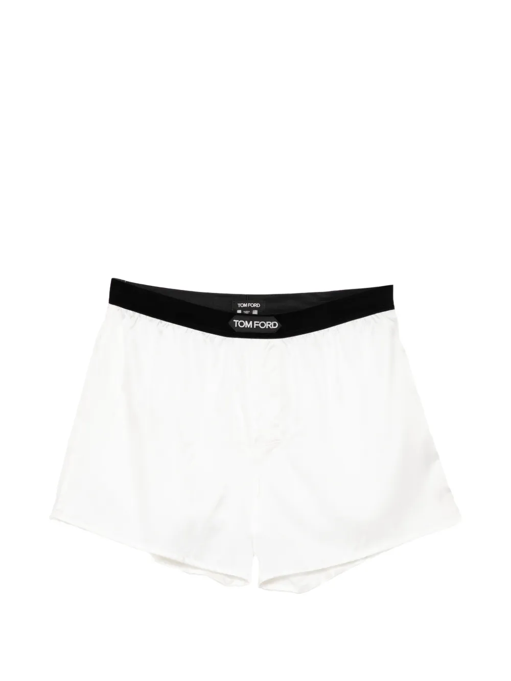 TOM FORD logo-patched boxer - Toni neutri