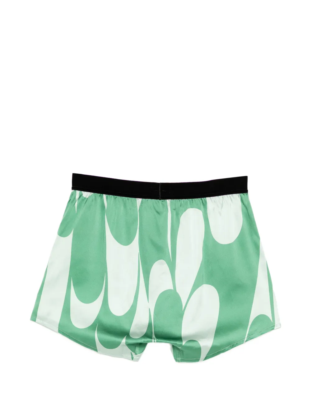 TOM FORD Boxershorts met abstracte print en logopatch Groen