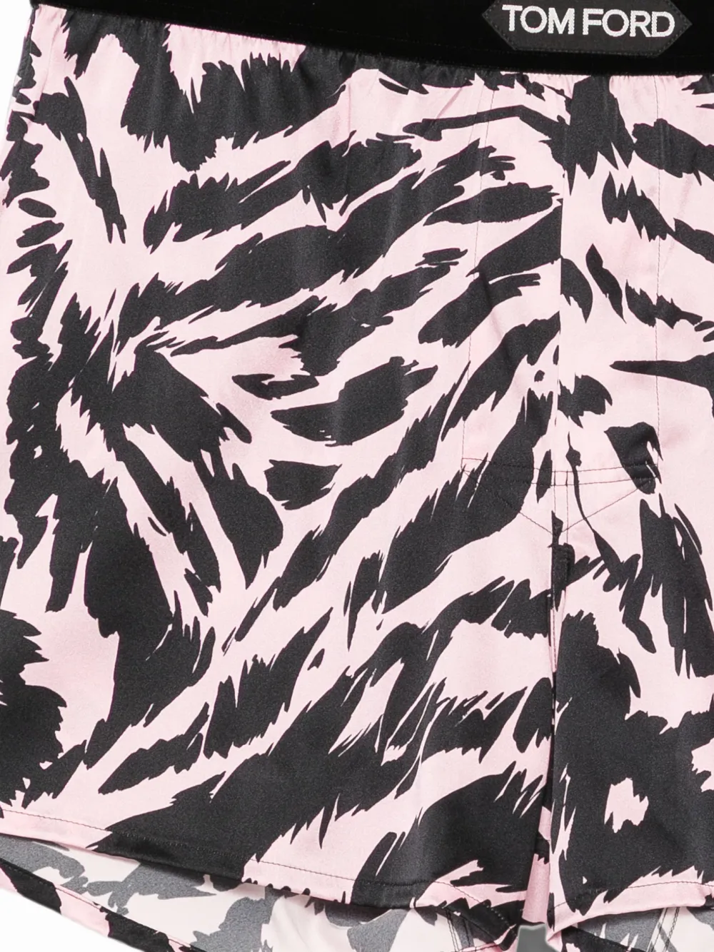 TOM FORD Boxershorts met logopatch en tijgerprint Roze