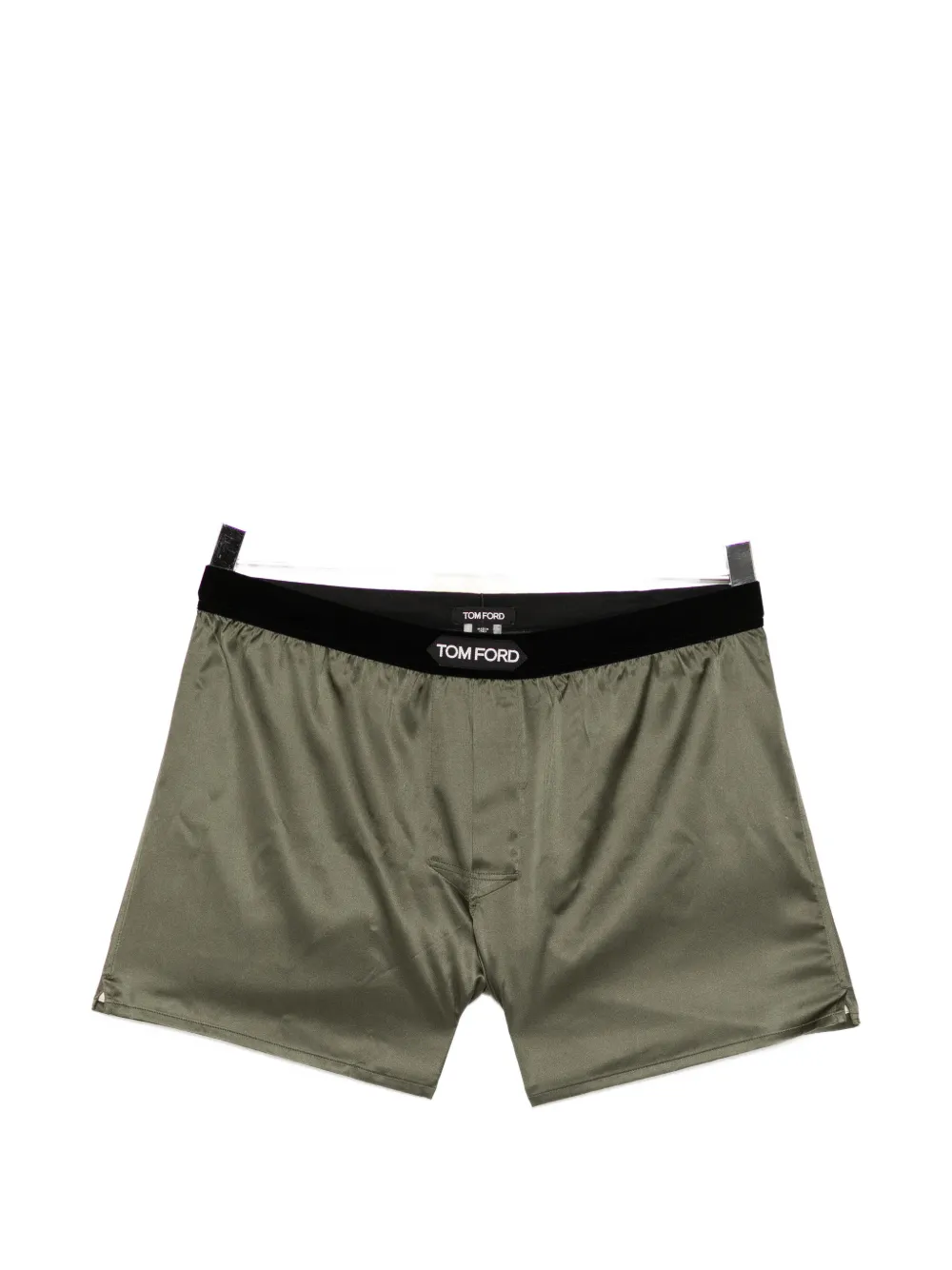 TOM FORD logo-patch boxer shorts - Verde