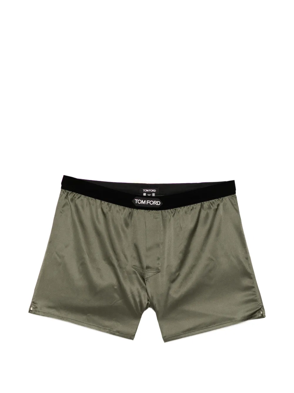 TOM FORD logo-patch boxer shorts | Green | Image 1