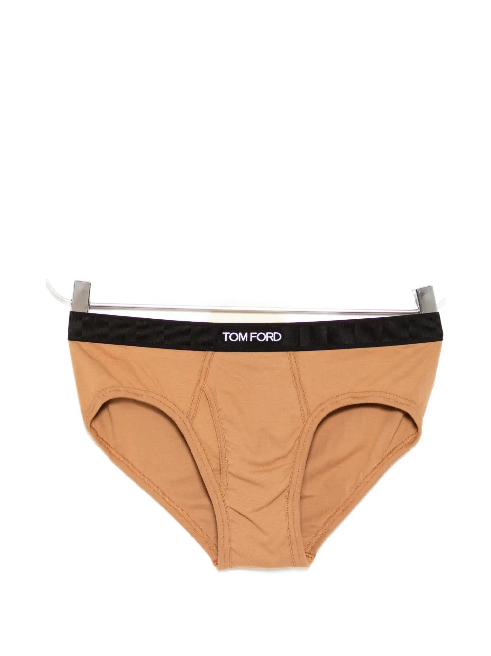 TOM FORD logo-waistband briefs - Marrone