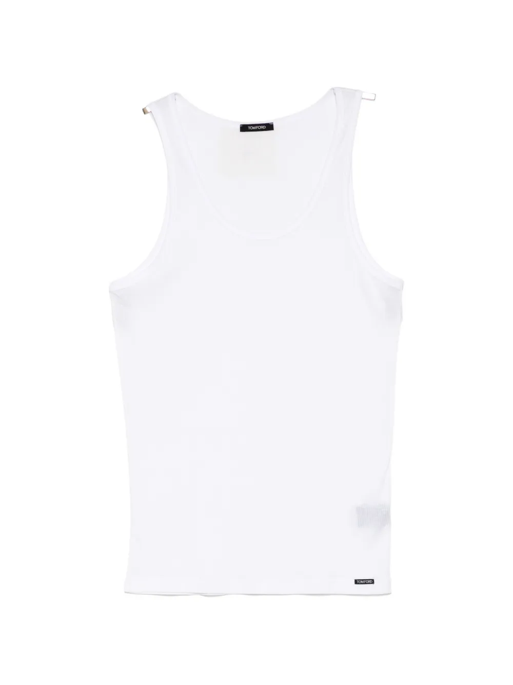 TOM FORD ribbed-knit vest - Bianco