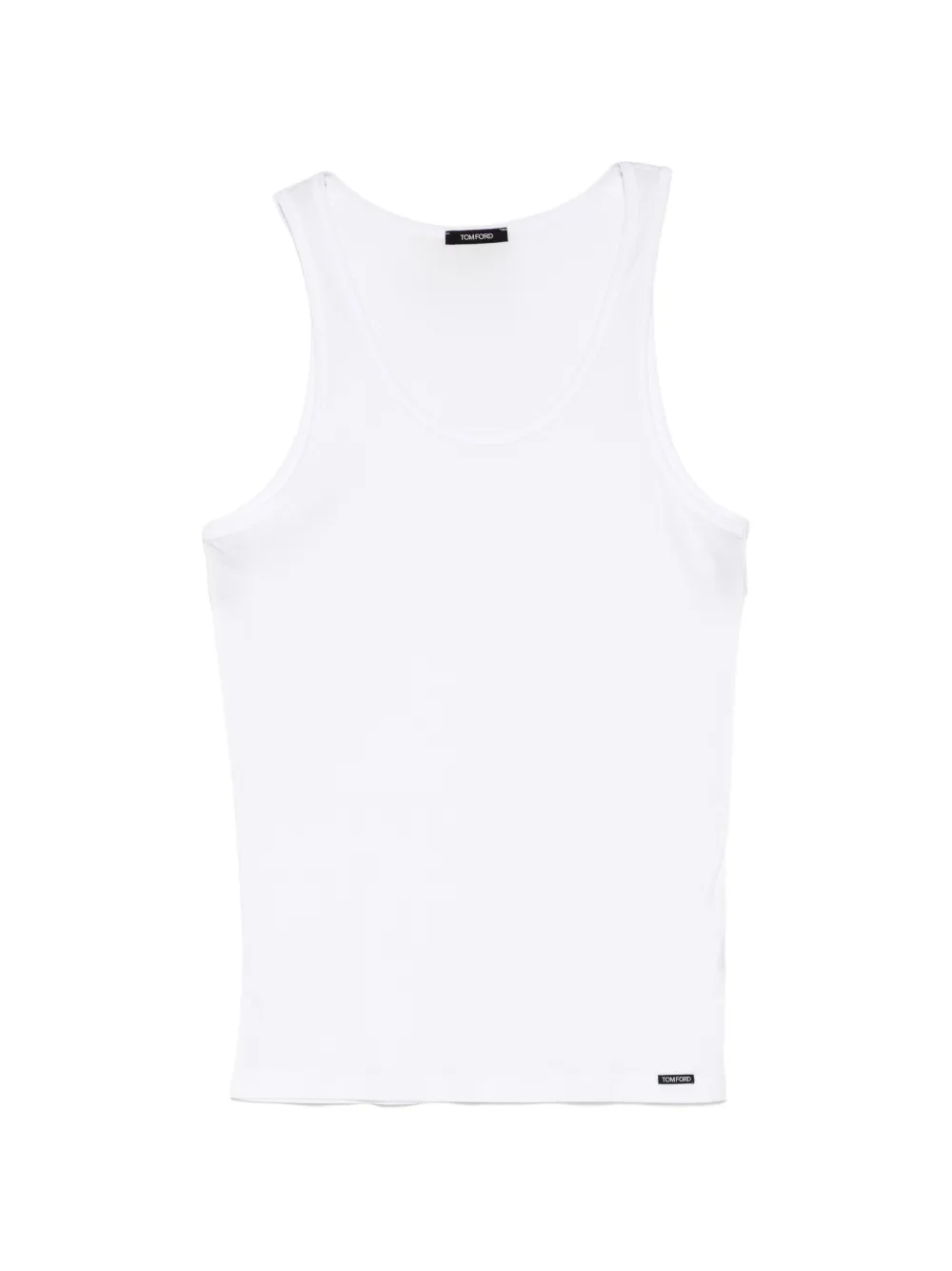 TOM FORD ribbed-knit vest - Bianco