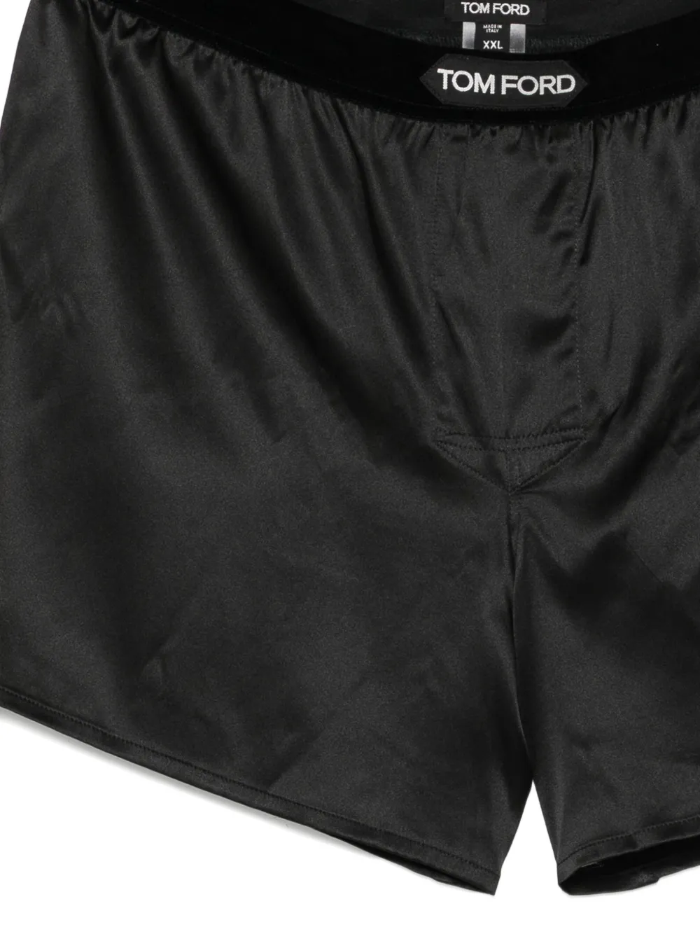 TOM FORD Boxershorts met logo-patch Zwart